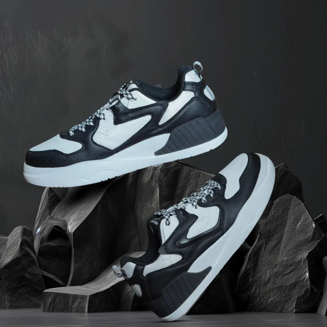 Redtape Sneakers for Men। White-black  Edition