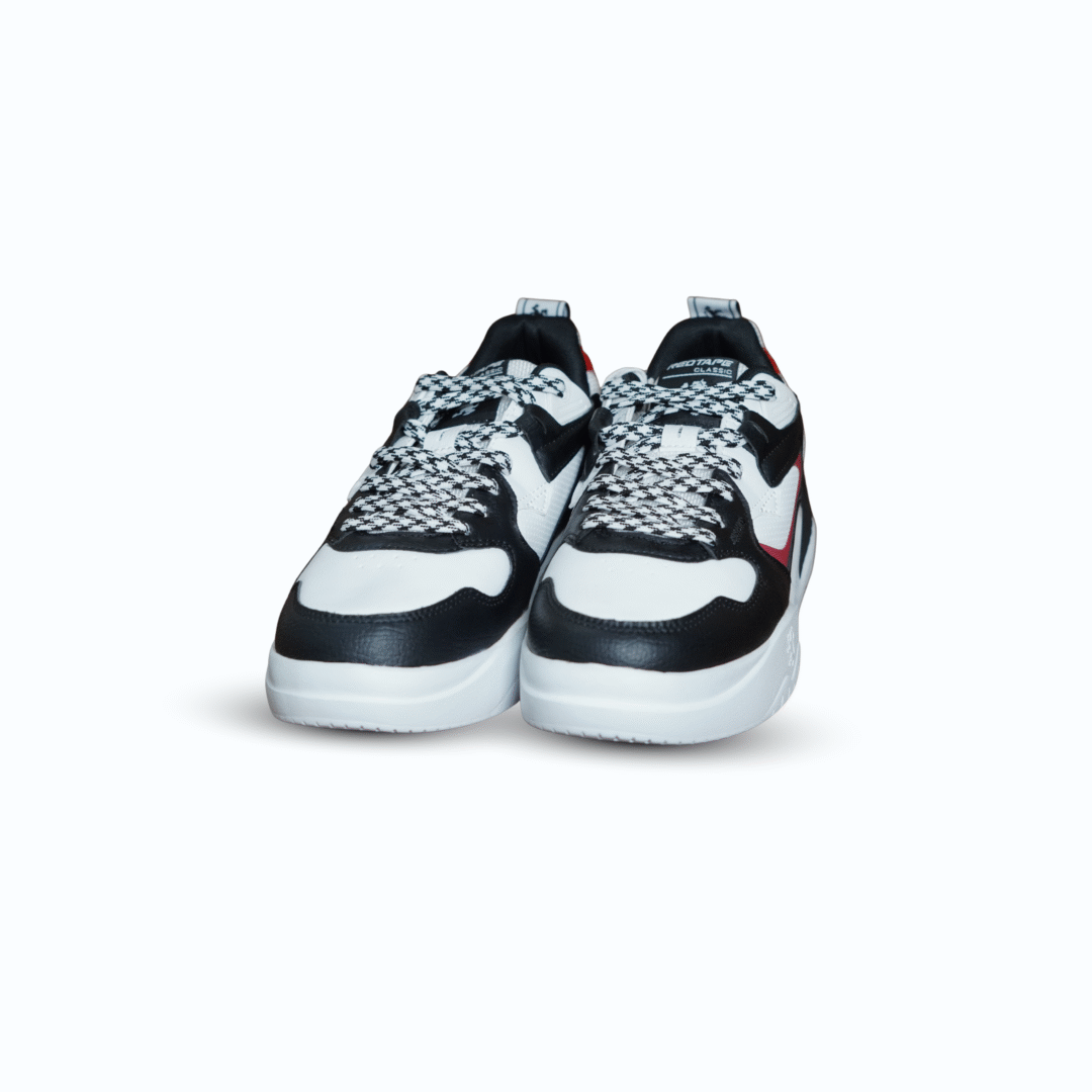 Redtape Sneakers for Men। White-Black and Red Edition - Image 4