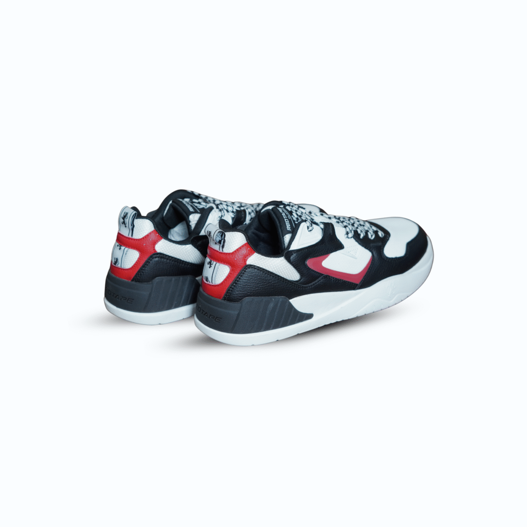 Redtape Sneakers for Men। White-Black and Red Edition - Image 5