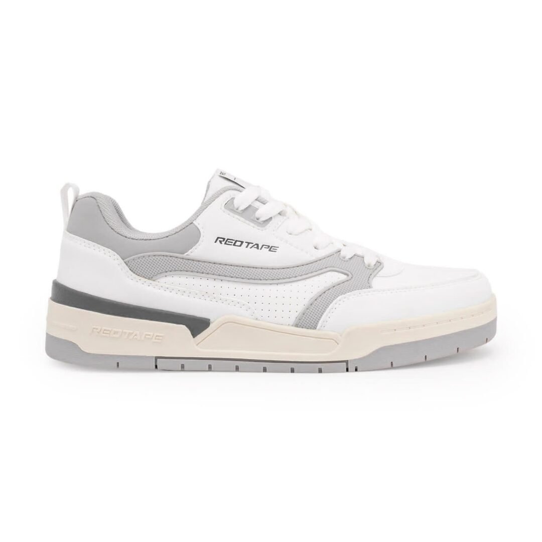 Redtape Casual Sneaker Shoes for Men। Grey-Green-White Edition - Image 2