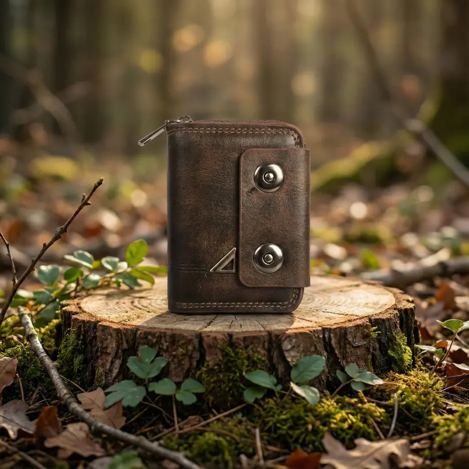 China Card holder Chocolate Color