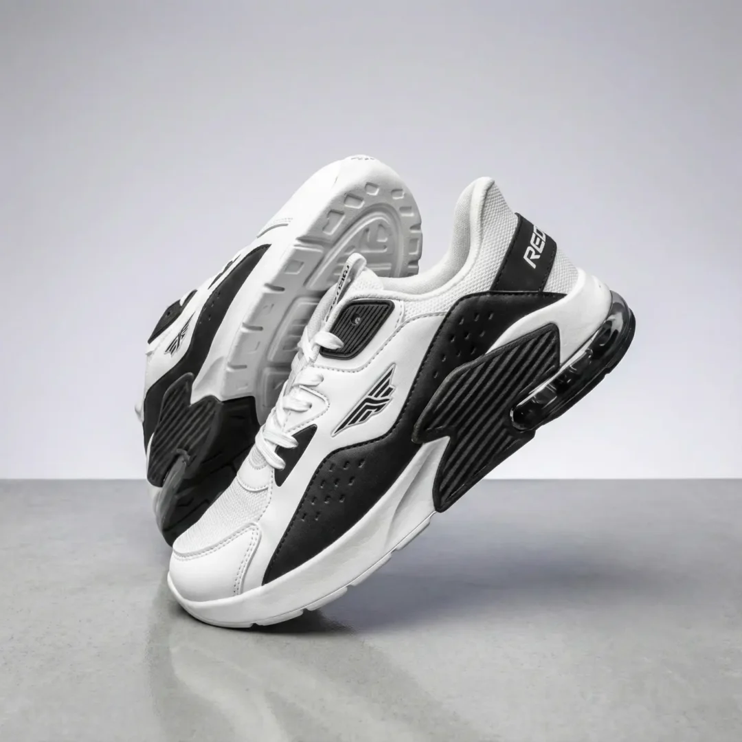 Red tap Premium High quality Sneaker. Black and White combinations